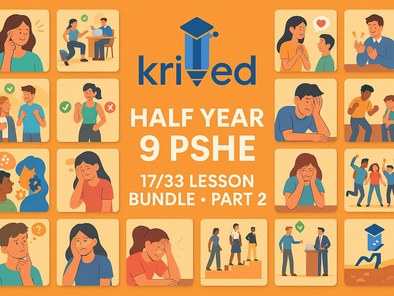 Part 2 KS3 (Year 9) PSHE Half Year Lesson Bundle – 12 Ready-to-Teach, High-Impact Lessons  Covering half the year