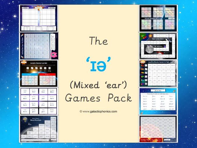 The mixed '' (ear) Phonics Games Pack