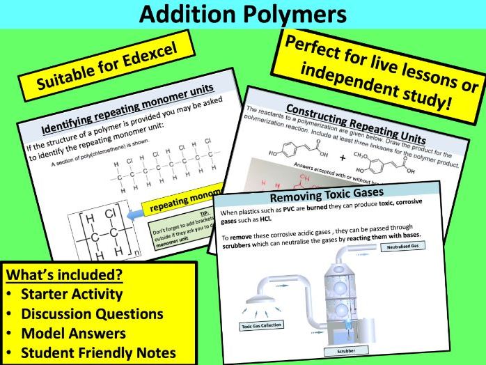 Addition Polymers (Edexcel)
