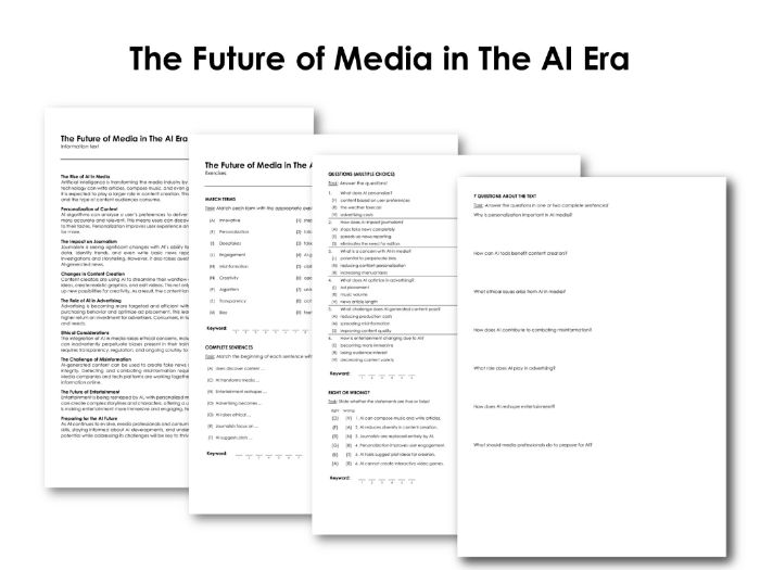 The Future of Media in The AI Era | Teaching Resources