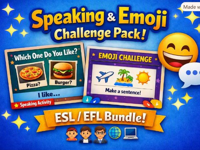Speaking & Emoji Challenge Pack