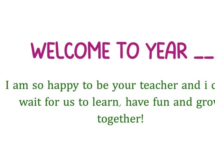 Transition Day Powerpoint