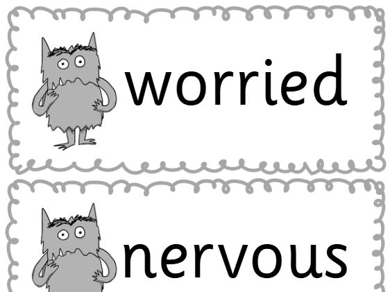 Colour Monsters – Feelings Word Cards/ Vocabulary Resource
