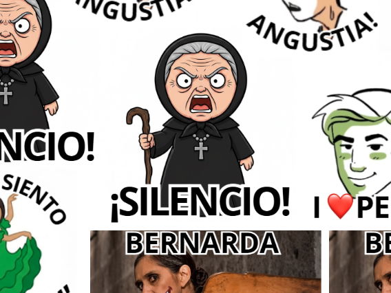 La casa de Bernarda Alba stickers