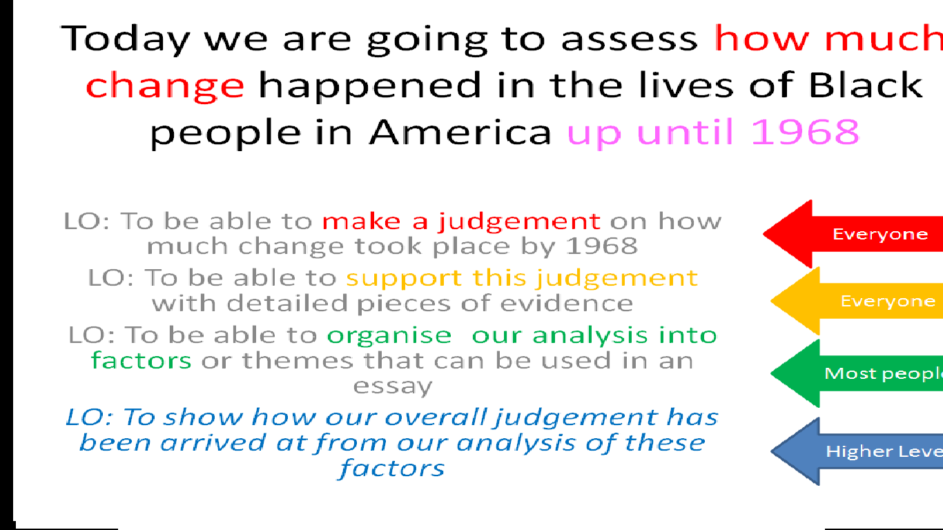 To what extent did the lives of Black Americans change to become more equal by 1968?