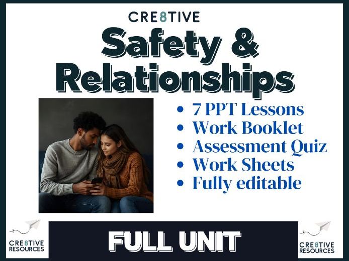 Safety, Health & Relationships – Full Unit - PSHE