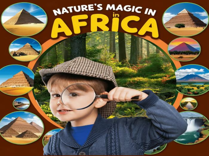 Nature’s Magic in Africa: 7 Wonders with Real Photos for Kids Version in Spanish