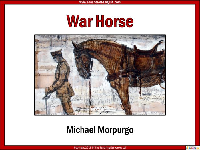 War Horse Movie Worksheet - Promotiontablecovers