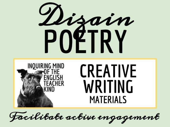 Dizain Poetry Activity with Outline and Exemplar for Creative Writing