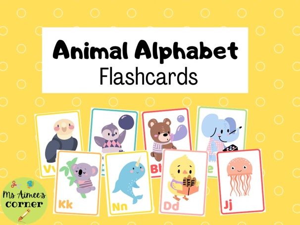 Animal Alphabet Flashcards