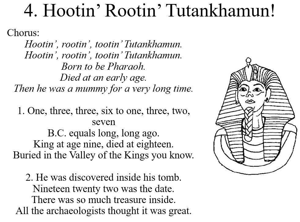 Ancient Egypt songs Teaching Resources