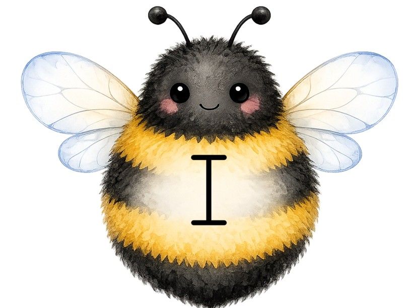 Cute Bee themed Phase 2 tricky word cards