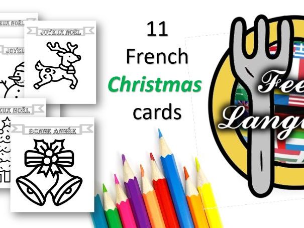 French Christmas cards ( 11 different styles)