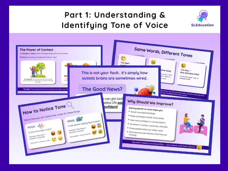 Part 1: Understanding & Identifying Tone | Social Skills | Receptive Skills