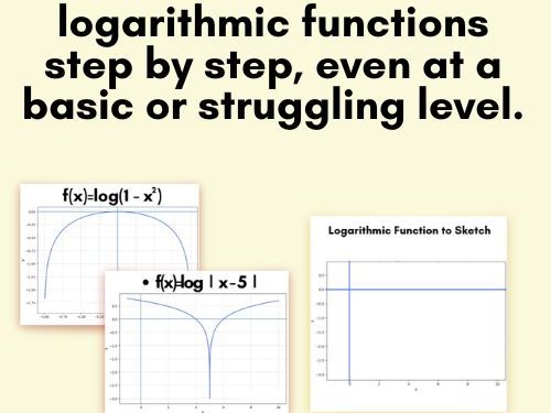 sketching logarithm growth curve  -KS5