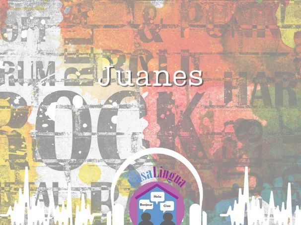 "Juanes": Spanish listening/comprehension tasks about music and celebrities (KS4/AS/A2-B1)