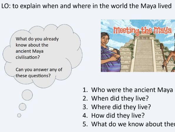 Y5 Ancient Maya 1 - When and Where?