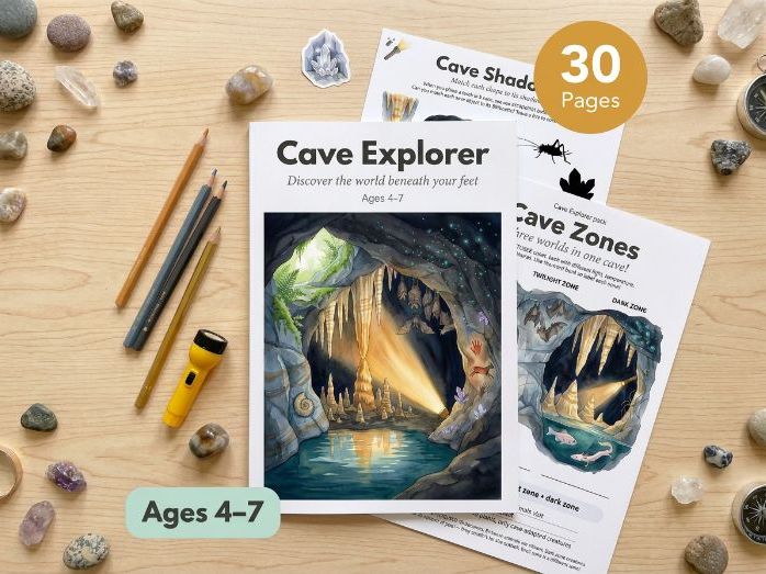 Caves - Rocks and Stone Age KS1 KS2