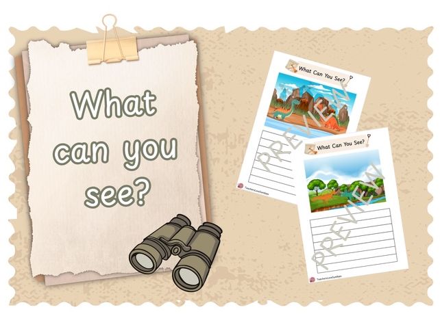 Dinosaur What Can You See? / I Spy