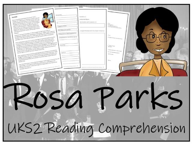 UKS2 Rosa Parks Reading Comprehension Activity