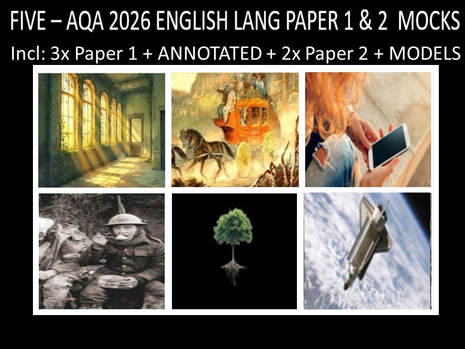 FIVE - AQA PAPER 1 & 2 | 2026 FULL MOCKS | ANNOTATED | MODELS