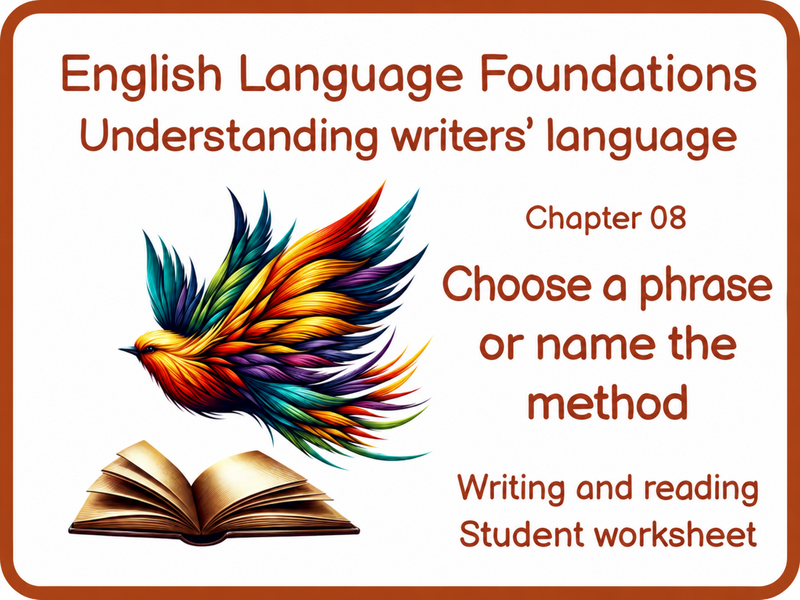 KS3 GCSE English Language: Choosing Language Methods | SEN