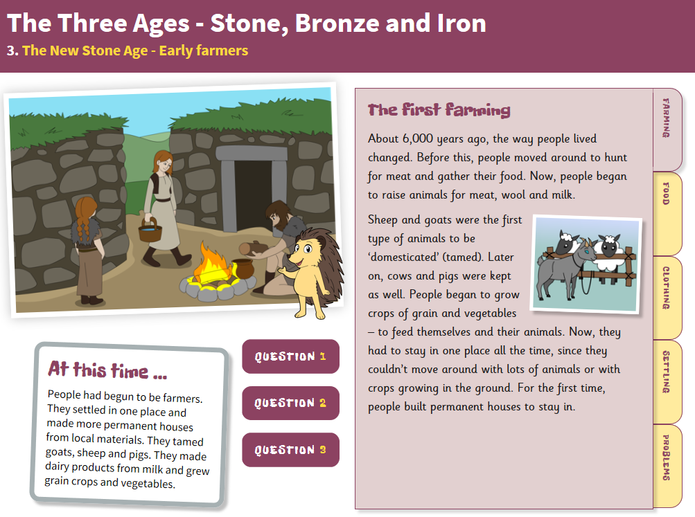 The New Stone Age Everyday Life Interactive Teaching Book The