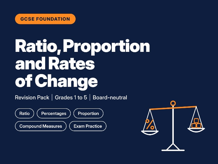 GCSE Maths Foundation Ratio Revision Pack