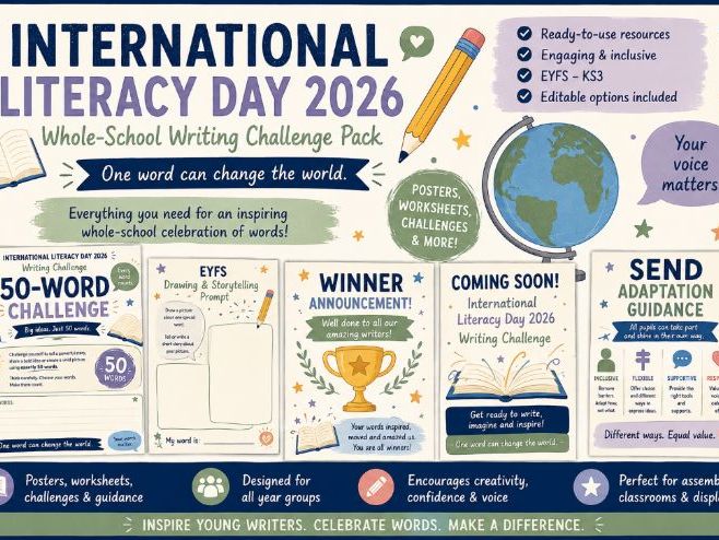 International Literacy Day 2026 Writing Competition