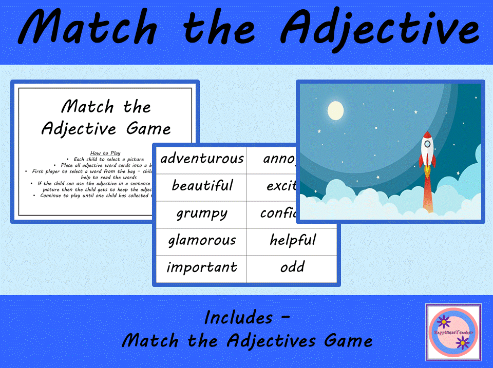 Match the Adjective Game