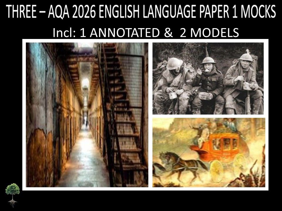 THREE - AQA PAPER 1 |2026 FULL MOCKS |ANNOTATED | MODELS