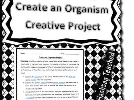 Create an Organism Creative Project