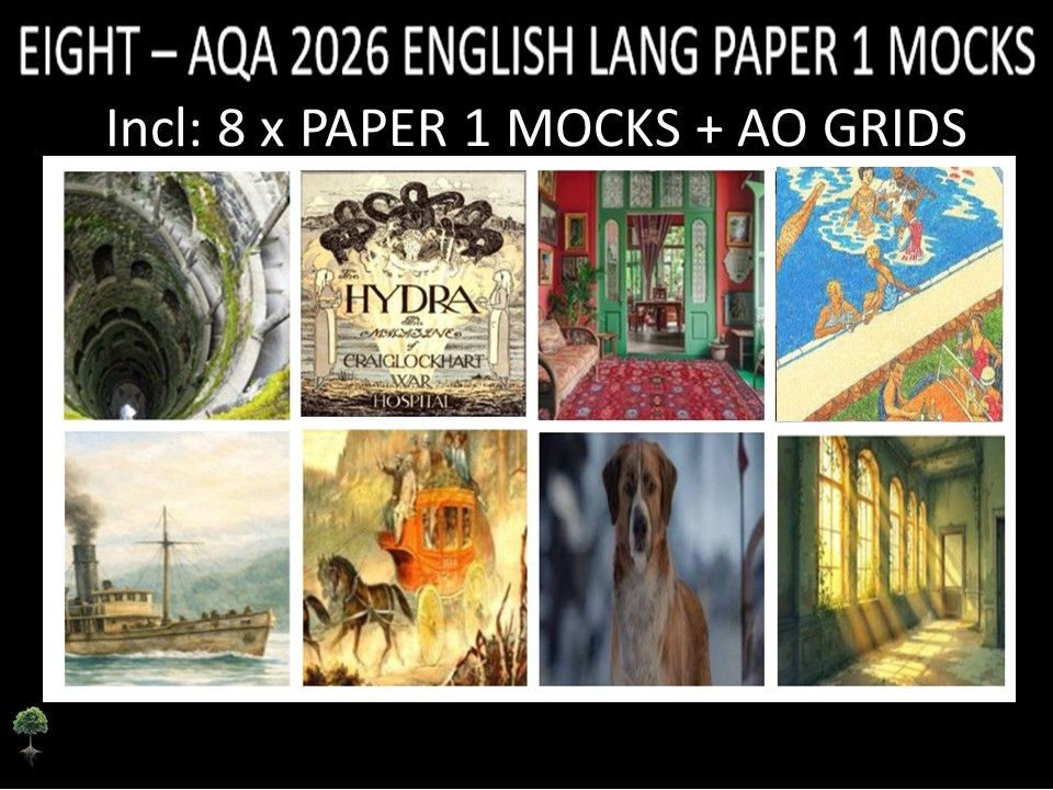 EIGHT - AQA  PAPER 1 | 2026 FULL MOCKS | AO GRIDS