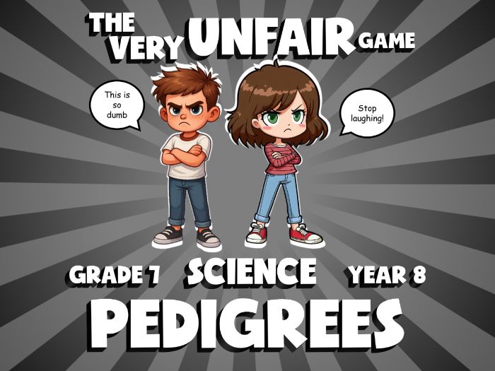 Pedigrees VERY UNFAIR GAME | No-Prep Year 8 Science Review Activity