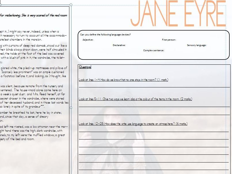 Jane Eyre 19th Century GCSE English