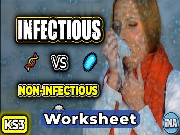 Infectious and Non-Infectious Diseases - KS3 Biology Worksheet