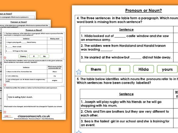 4 grade english grammar worksheet image