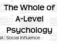 AQA A Level Psychology: Social Influence: Full Teaching PowerPoint