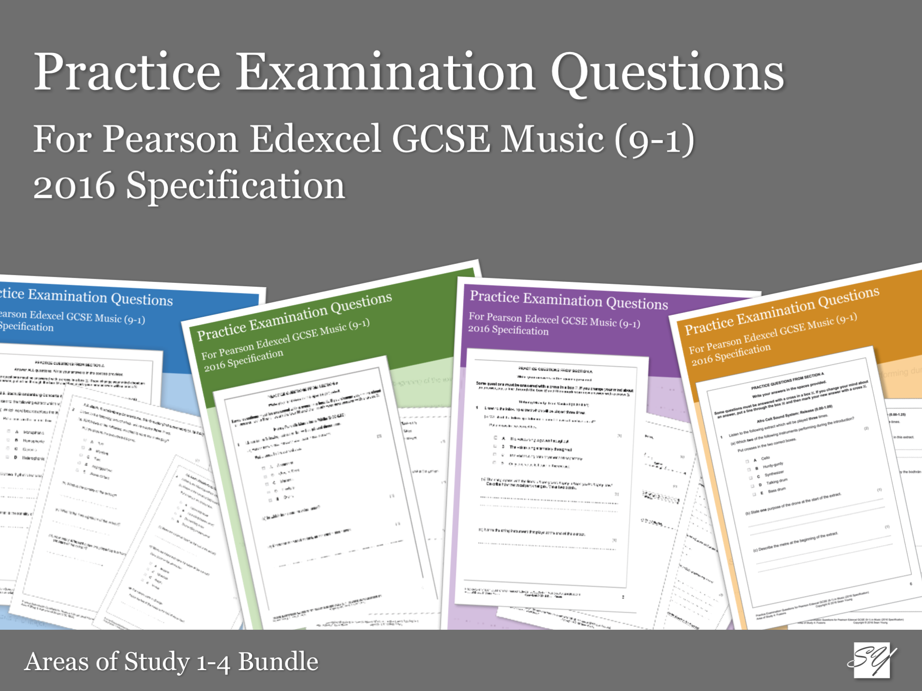 Practice Listening Questions Bundle for Pearson Edexcel GCSE Music ...