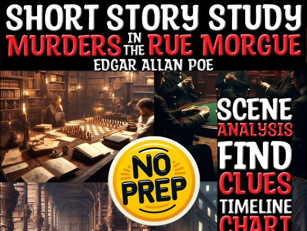 Murders in the Rue Morgue Crime Scene Investigation : Poe Murder Mystery