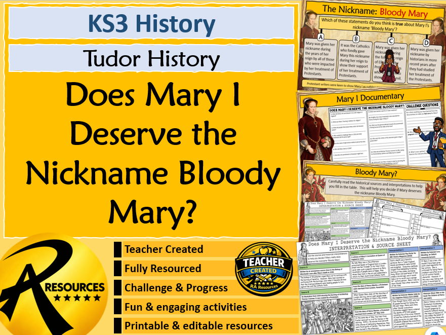 Queen Mary I - Nickname Bloody Mary?