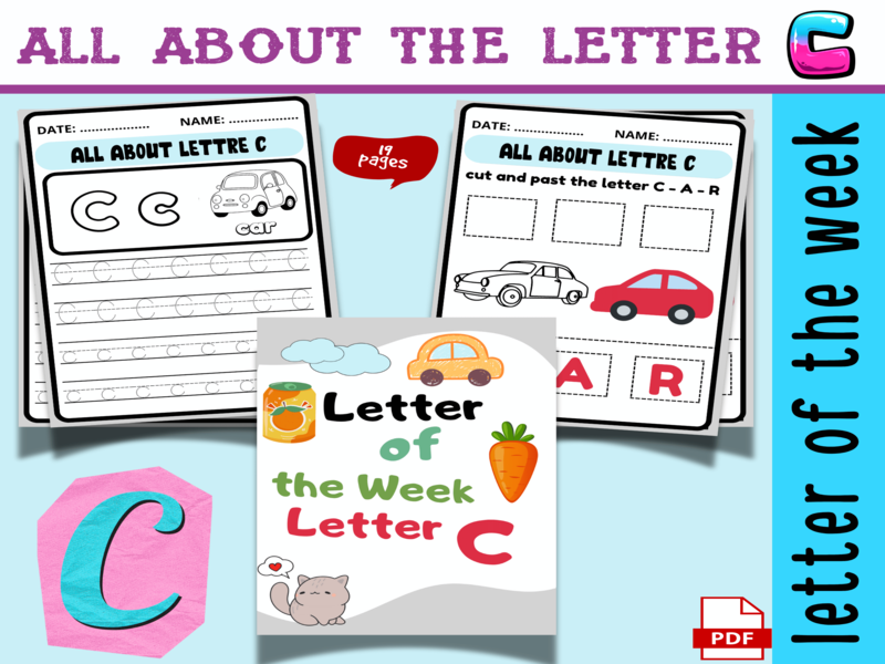 All About Letter C | Alphabet and Phonics Activities for Early Years