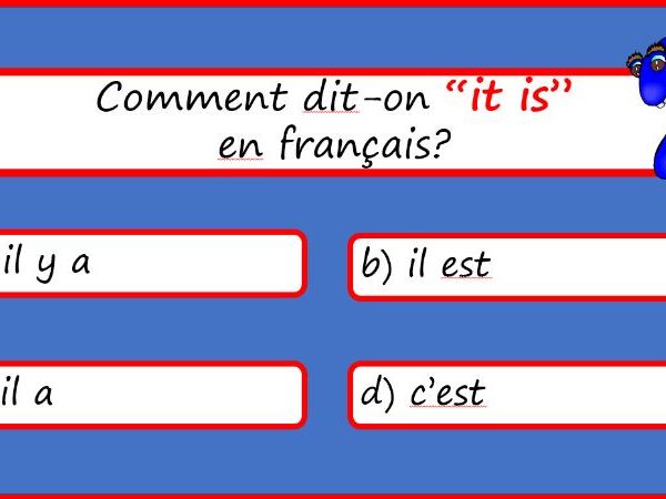 French High Frequency Verb forms free quiz