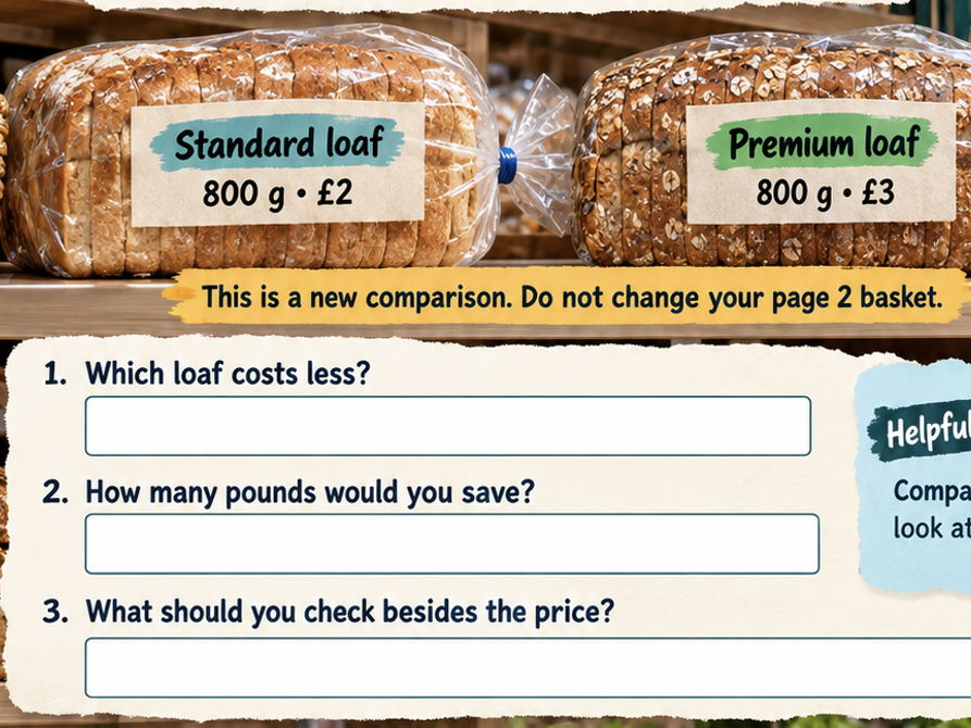 Money Skills & Budgeting Workbook | Supermarket Money Detectives | KS3 KS4 SEND