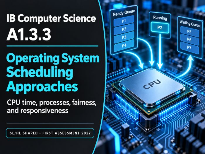 IB Computer Science A1.3.3: Operating System Scheduling Approaches