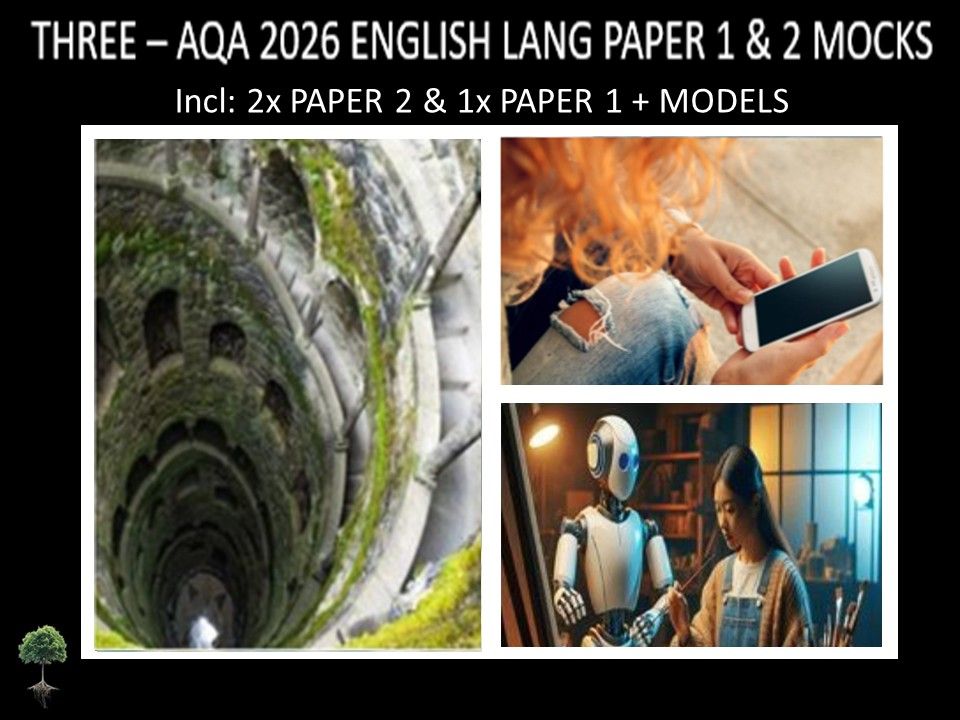 THREE - AQA PAPER 1 & 2 | 2026 FULL MOCKS | MODELS