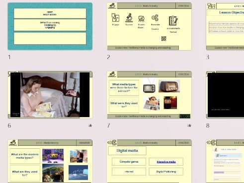 OCR Cambridge National iMedia R093 – L2: New vs Old Media | Editable Lesson, Worksheets & Tasks