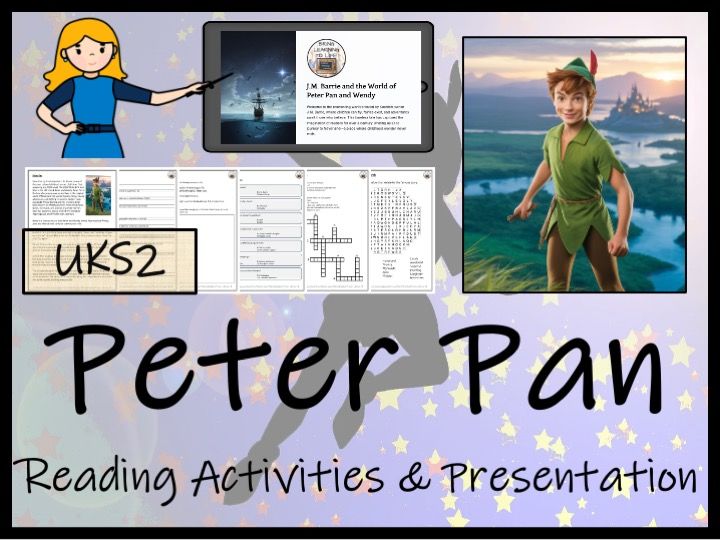 Peter Pan Fiction Reading Comprehension | Year 5 or Year 6