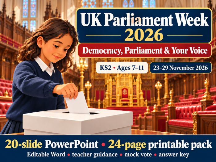 UK Parliament Week 2026 KS2 Activity Pack