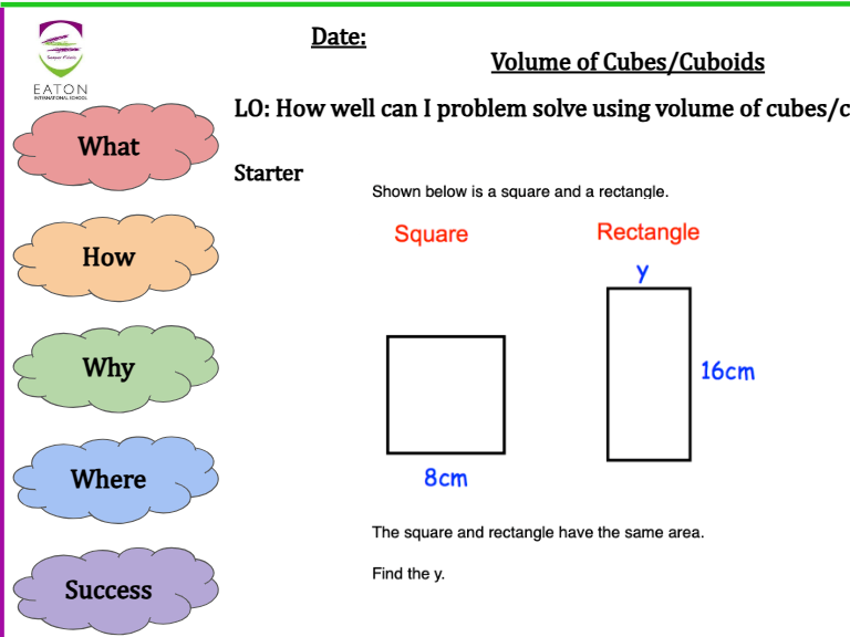 Volume of Cubes and Cuboids